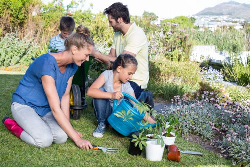 Professional garden clearance team working in East Ham