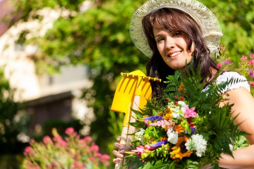 Sustainable landscaping practices in East Ham garden